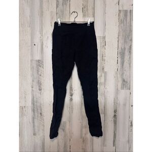 Mudd FLX Ponte High Rise Leggings Womens Small Black Stretch Pocket